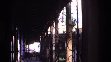 New Mexico USA (1973): Country House Showing Front Yard Inside And Windows