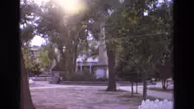 New Mexico USA (1973): Park Panorama With Vintage Benches And Small Grotto