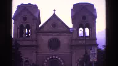 New Mexico USA (1973): Church Front View