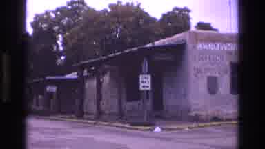 New Mexico USA (1973): Rugged Street With Old Run Down Buildings One Way