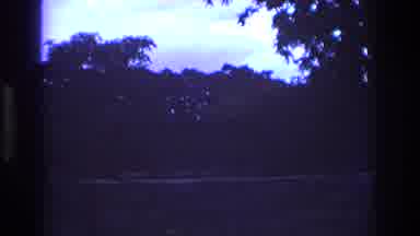 New Mexico USA (1973): Evening Trees Stairs That Lead To A Path Car Near
