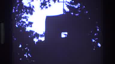 New Mexico USA (1973): Creepy Silhouette Of Old Church
