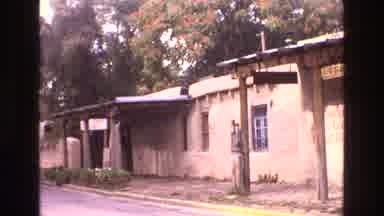 New Mexico USA (1973): Person Walking Outside Their Home