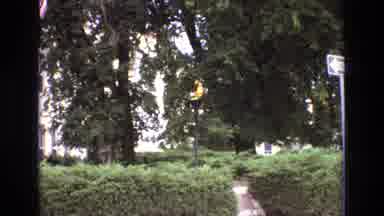 New Mexico USA (1973): A Gas Flame Burns From The Top Of A Pole Surrounded By