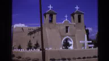 New Mexico USA (1973): S Francisco De Asis Cross With Mission On Bottom In Front