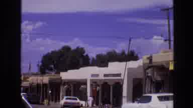 New Mexico USA (1973): A Western Town Shopping Strip Mall