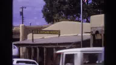 New Mexico USA (1973): A Warm Seasonal Day Outside The Kit Carson House Location