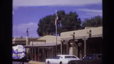 New Mexico USA (1973): View Of A Small Western American Town