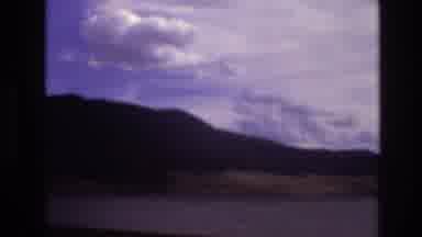 New Mexico USA (1973): View Free Mountain Sunny Open Near Water Lake Ocean
