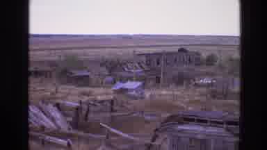 New Mexico USA (1973): Man Strolls Through Underdeveloped Town