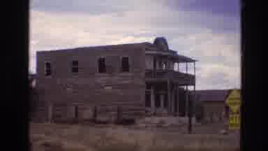 New Mexico USA (1973): Abandoned Building In The Desert