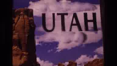 Salt Lake City Utah USA (1973): Utah Intro Banner