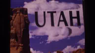 Salt Lake City Utah USA (1973): Clouds Utah Canyon