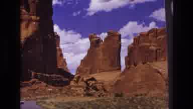 Salt Lake City Utah USA (1973): View Of Some Mountains In Nevada Or Arizona