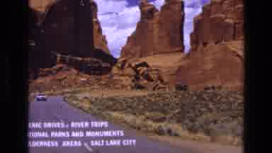 Salt Lake City Utah USA (1973): Beautiful Landscape Stopped Car Just Enjoying The