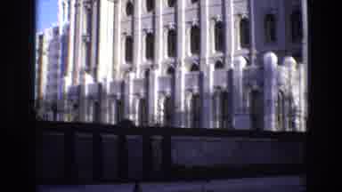 Salt Lake City Utah USA (1973): People Walking In City In Spring Day