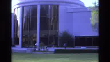 Salt Lake City Utah USA (1973): Waiting Outside A Building
