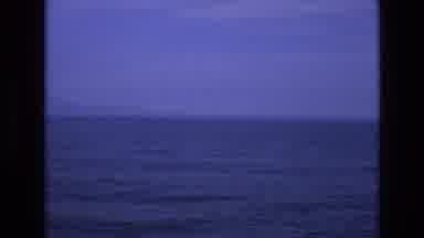 Salt Lake City Utah USA (1973): Vintage Clip Of Rolling Waves On An Ocean