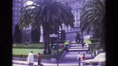 San Francisco California USA (1973): People Walking Across A Street