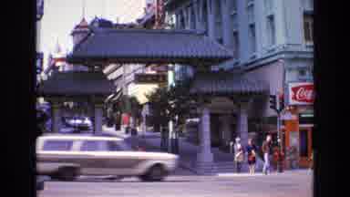 San Francisco California USA (1973): Passing By China Town