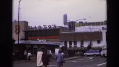 San Francisco California USA (1973): Alcatraz Sign People Walking