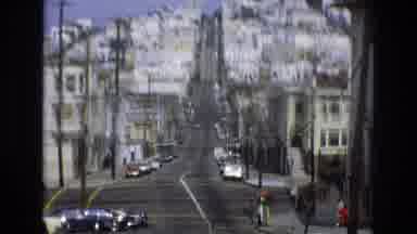 San Francisco California USA (1973): Riding The Trolley Downtown