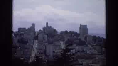 San Francisco California USA (1973): The Big City From A View Afar