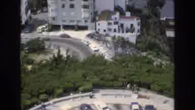 San Francisco California USA (1973): Parking Lot Next To A Road That Runs In Front
