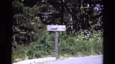 San Francisco California USA (1973): A Small Road Sign