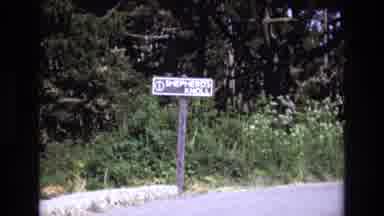 San Francisco California USA (1973): A Sign Stands Next To A Path In Front Of A