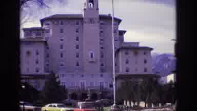 Colorado Springs Colorado USA (1974): Exterior Hotel View