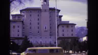 Colorado Springs Colorado USA (1974): Cars Parked An People Walking With There