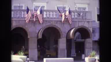 Colorado Springs Colorado USA (1974): People Getting In Taxi At Historical