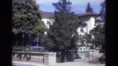 Colorado Springs Colorado USA (1974): Cars Driving Along A Road Next To A Park