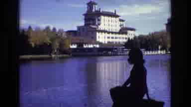 Colorado Springs Colorado USA (1974): A Relaxation Day For A Woman While Sitting