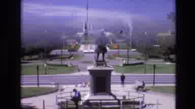 Denver Colorado USA (1974): A Busy Place Where Where You Can See A Good Monument