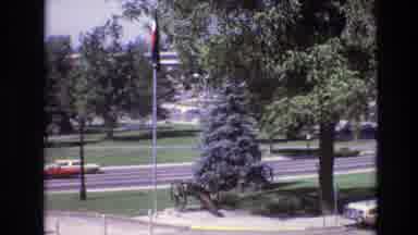Denver Colorado USA (1974): Cars Driving Down The Road