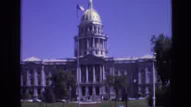 Denver Colorado USA (1974): White House During A Sunny Day