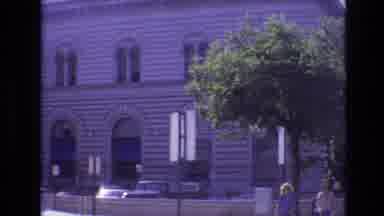 Denver Colorado USA (1974): Parked Cars Near A Large Building