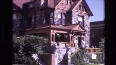 Denver Colorado USA (1974): Large Brick House With Brown Porch