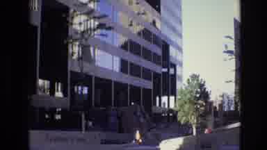 Denver Colorado USA (1974): Cityscape With Sky Scrapers Alongside Parked Cars With