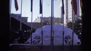 Denver Colorado USA (1974): A White Igloo Behind A Fence