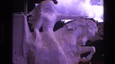 South Dakota USA (1974): Indian On A Horse Statue