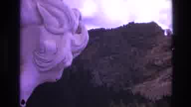 South Dakota USA (1974): Carving Mountains Sky Rock Hole In Mountain