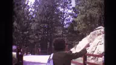South Dakota USA (1974): Women Walking With Small Child While Pointing To The