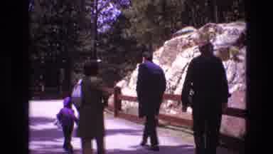 South Dakota USA (1974): People Touring A Nature Preserve Admiring Natural Beauty