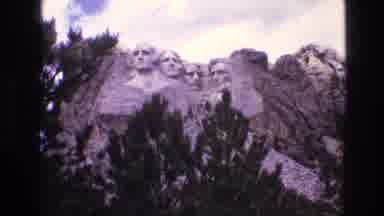 South Dakota USA (1974): View Of Mount Rushmore National Memorial