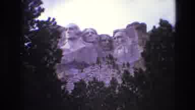 South Dakota USA (1974): Old Video Of National Historic Site With 4 Presidents