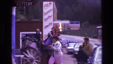 South Dakota USA (1974): Woman And Family Approaches Man In Native American