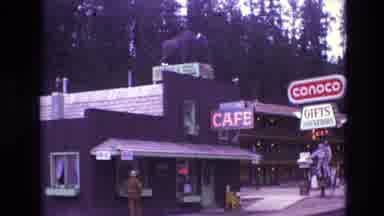 South Dakota USA (1974): Small Business With People Shopping